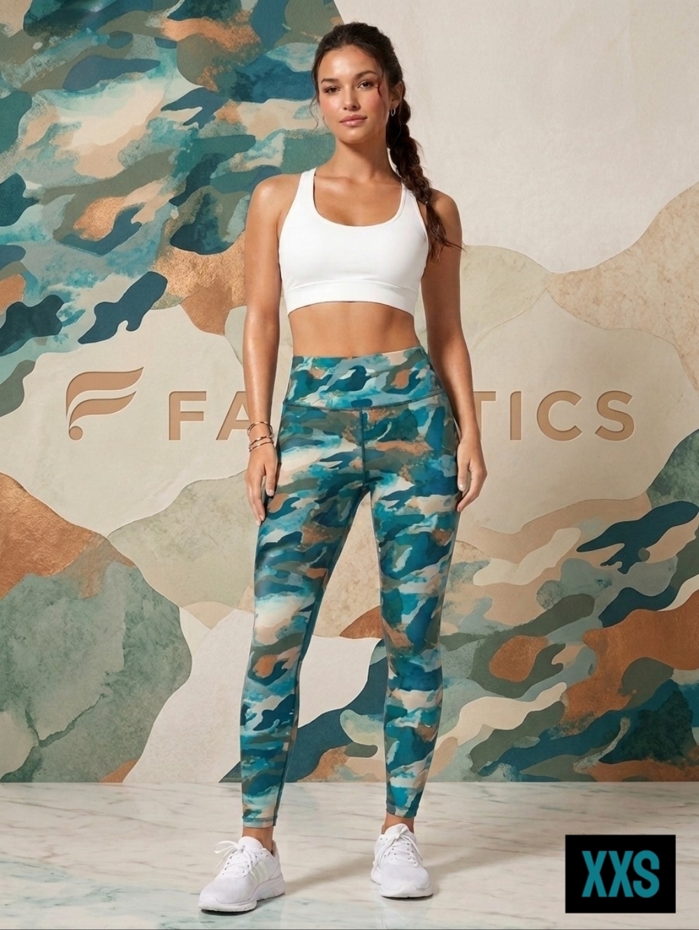 FABLETICS Define PowerHold Leggings High-Waisted SIZE XXS Teal